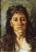 Vincent Van Gogh Study of Portrait of woman Sweden oil painting artist